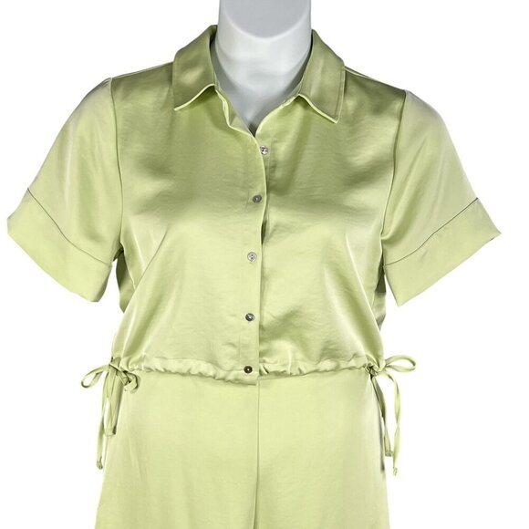 House Of Harlow 1960 NWT S Kelly Green 2 Piece Set Crop Top Wide Leg Pant Hippie - Picture 4 of 16